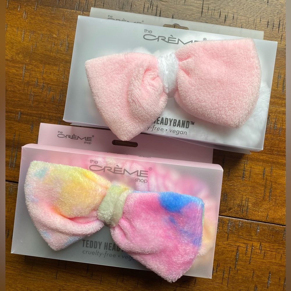 •NIB•{2} The Crème Shop Teddy Headyband Bundle